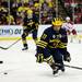 Michigan junior defenseman Mac Bennett tries to block a shot in the game against Miami on Saturday, March 23. Daniel Brenner I AnnArbor.com